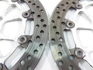 2012 Ducati Monster 1100 EVO Front Brembo Brake Rotor Disc Set 49241011A | Mototech271