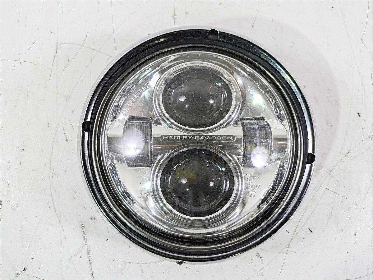 2015 Harley Touring FLHTKL E -Glide Low Led Headlight Head Light Lamp 67700060 {{ shop.shopifyCountryName }} - Mototech271