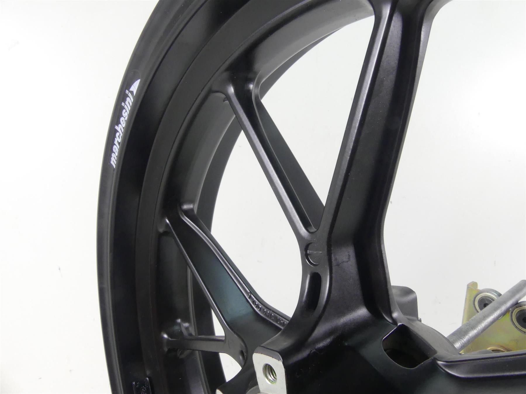 2008 Ducati Hypermotard 1100 Straight Marchesini Front 17x3.5 Wheel Rim 50121161 {{ shop.shopifyCountryName }} - Mototech271