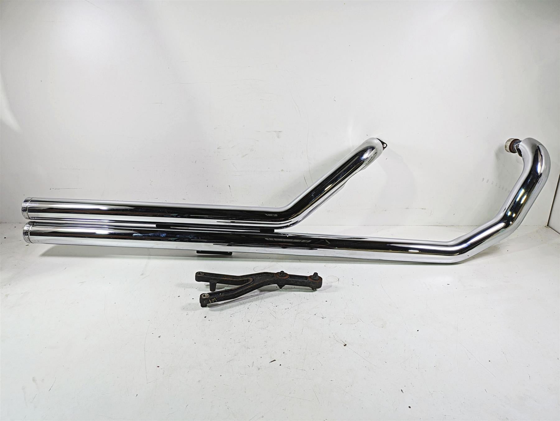 2002 Honda VTX1800 Retro Hard Krome 3" Big Straights Exhaust System Set 45-2830 {{ shop.shopifyCountryName }} - Mototech271