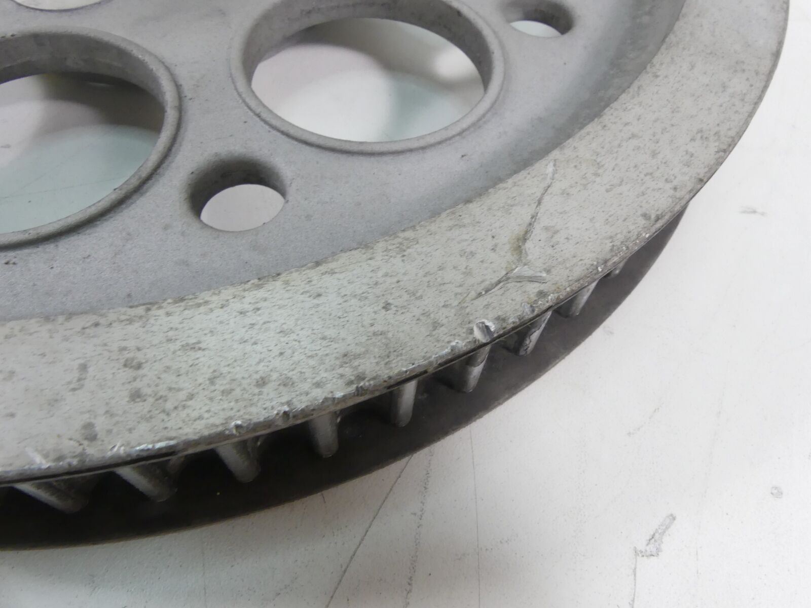 2006 Harley Touring FLHCU SE CVO Rear Drive Belt Pulley Sprocket 70T 40117-00 {{ shop.shopifyCountryName }} - Mototech271