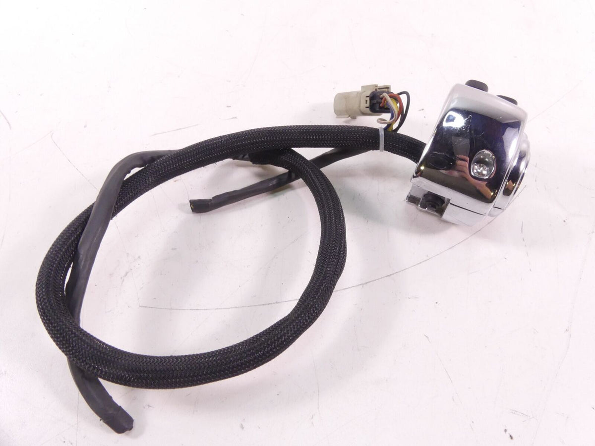 2007 Harley Softail CVO FXSTS Springer Left Light Chrome Control Switch 71597-96 {{ shop.shopifyCountryName }} - Mototech271