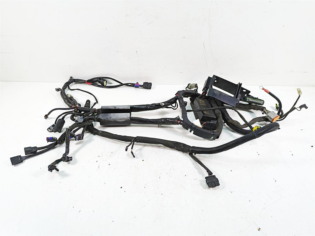 2009 Harley FXCWC Softail Rocker C Main Wiring Harness Loom - No Cut 70452-08 {{ shop.shopifyCountryName }} - Mototech271