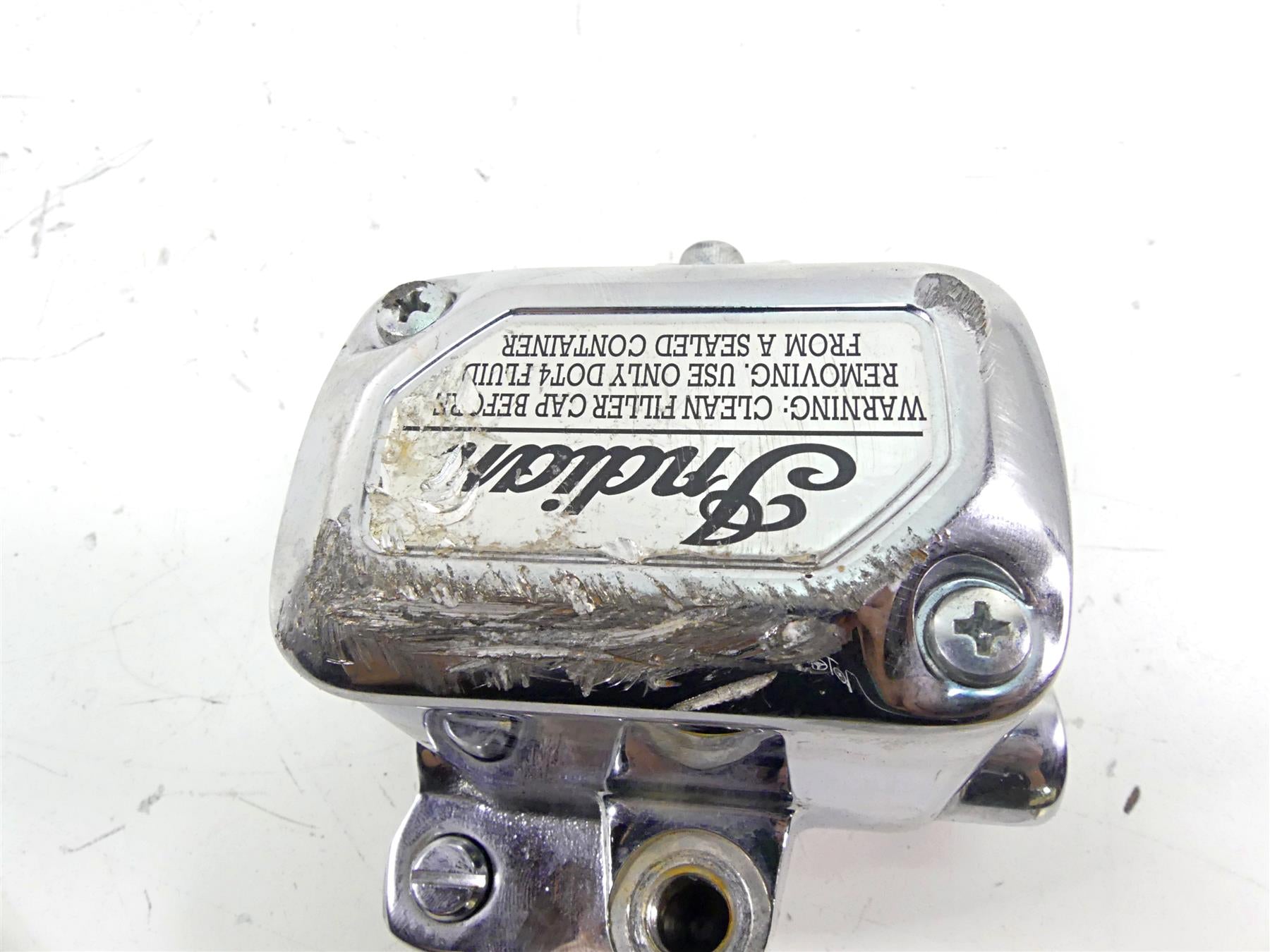 2019 Indian Chieftain Classic Front Chrome Brake Master Cylinder 5/8" 1912865 {{ shop.shopifyCountryName }} - Mototech271