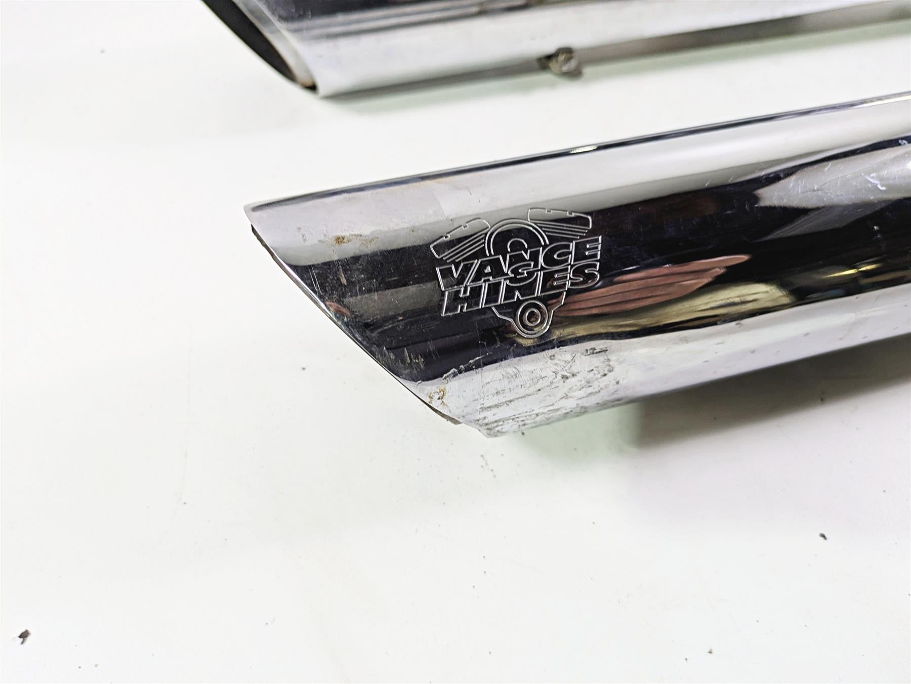 2017 Harley Softail Heritage Classic FLSTC Vance Hines Slash Cut Slip On Pipes 0740RC {{ shop.shopifyCountryName }} - Mototech271