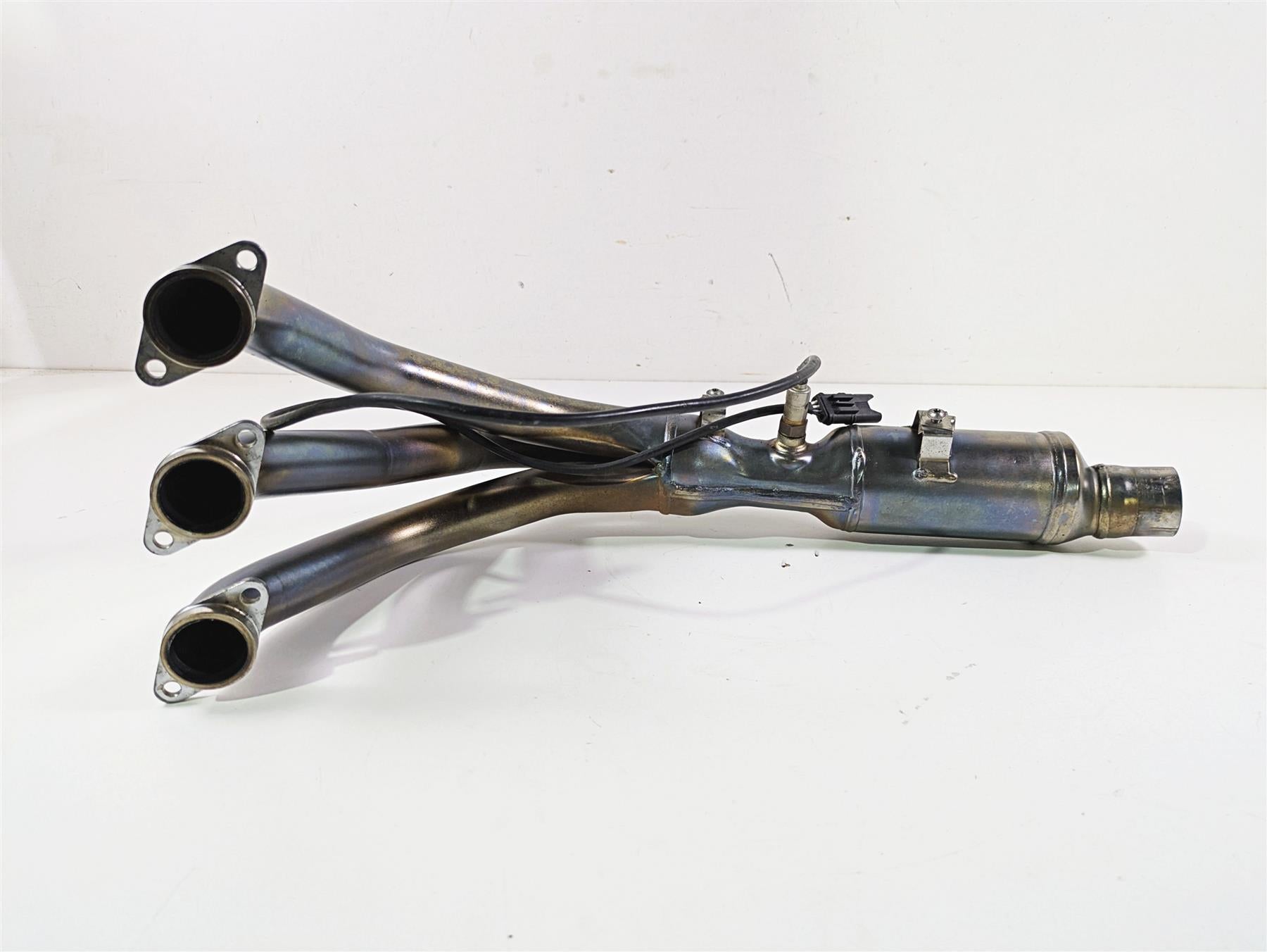 2014 BMW K1600 GTL K48 Right Exhaust Header Manifold + Heat Shield 18518546715 {{ shop.shopifyCountryName }} - Mototech271