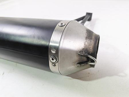 Inlet 54mm 17.5" Long Left Leo Vince Universal Exhaust Pipe Muffler Silencer Can {{ shop.shopifyCountryName }} - Mototech271