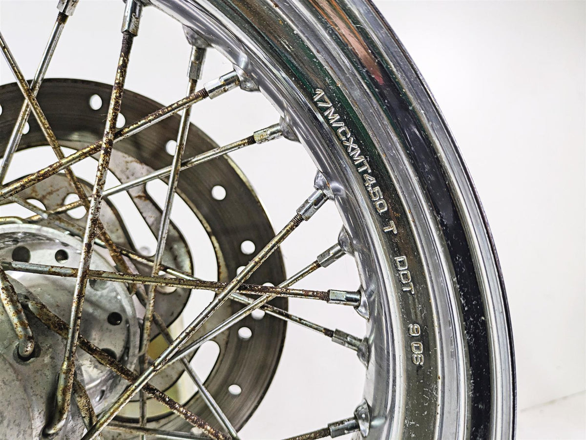2007 Harley FXDWG Dyna Wide Glide Straight 17x4.5 Rear Wheel Rim 40979-06B {{ shop.shopifyCountryName }} - Mototech271