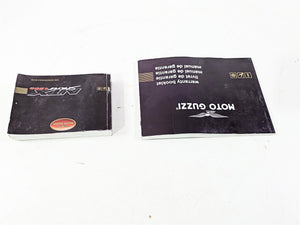 2016 Moto Guzzi Stelvio 1200 8V NTX Owners Manual Booklet GU00979748 B043198 | Mototech271
