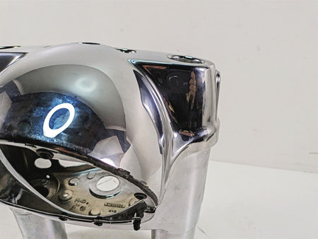 2012 Harley FLD Dyna Switchback Chrome Headlight Head Light Nacelle Set 61400078 {{ shop.shopifyCountryName }} - Mototech271