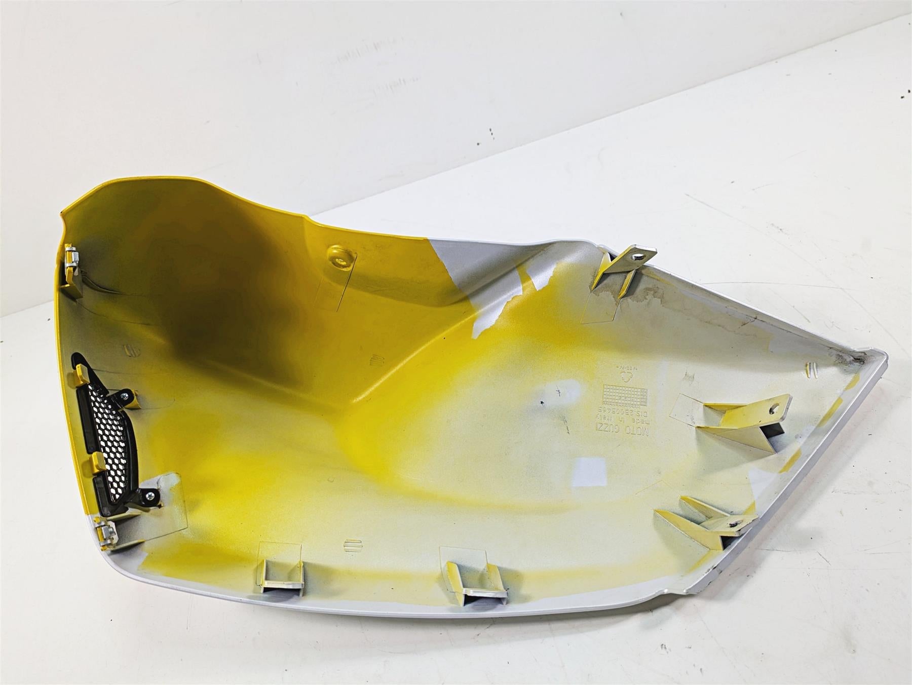 2020 Moto Guzzi V85 TT Adventure Left Tank Cover Yellow Sahara 