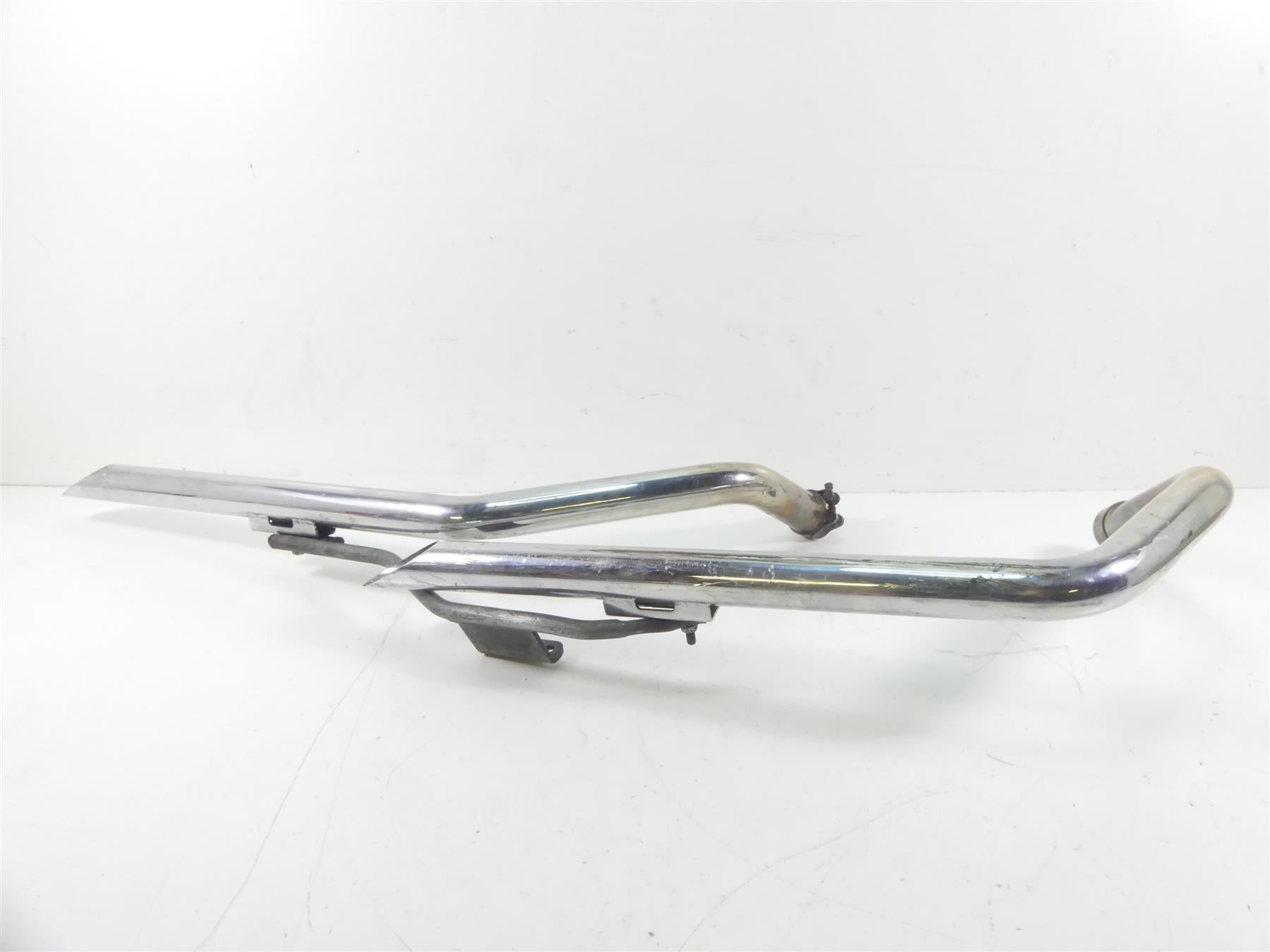 1978 Harley XLH1000 Sportster Ironhead Straight Pipe Exhaust Header Set {{ shop.shopifyCountryName }} - Mototech271