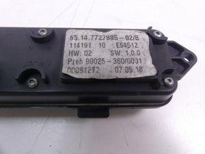 2018 BMW K1600 Bagger Radio Controls Multi Media Panel Switch Set 65147727885 | Mototech271