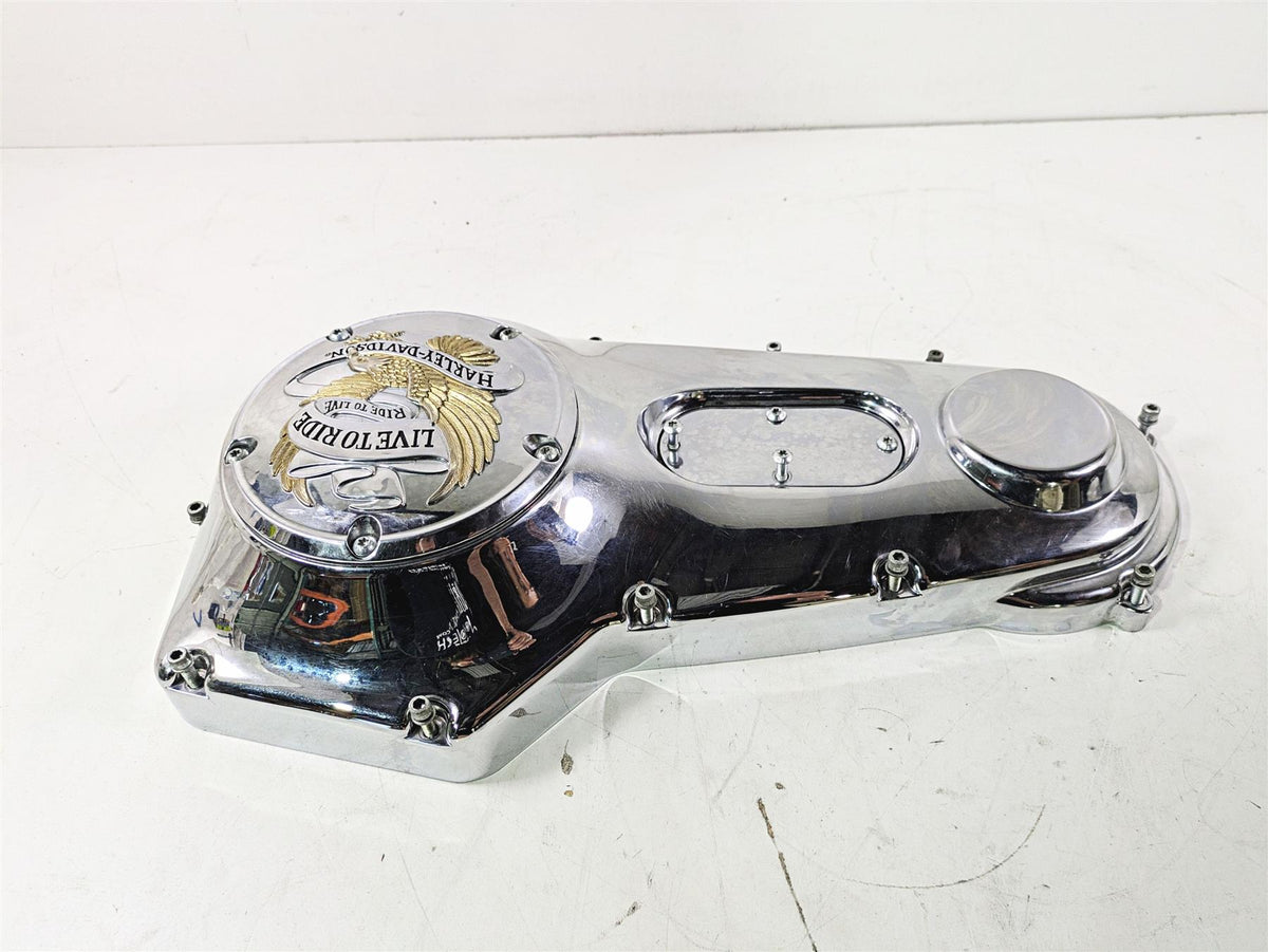 2004 Harley Softail FLSTF Fat Boy Outer Primary Drive Clutch Cover 60506-99 {{ shop.shopifyCountryName }} - Mototech271