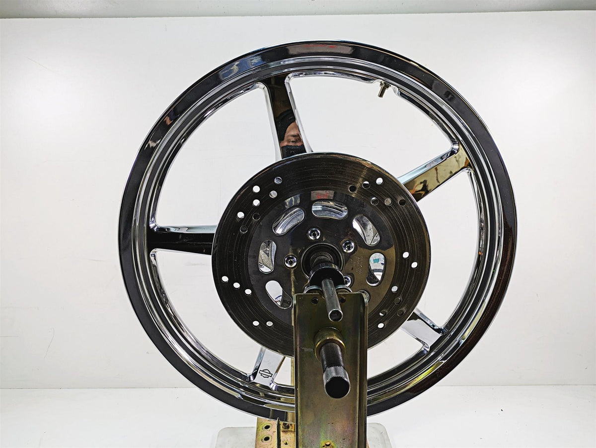 2006 Harley Softail FXSTSI Springer Front Wheel Rim Thunderstar 21x2.15 43975-07 {{ shop.shopifyCountryName }} - Mototech271