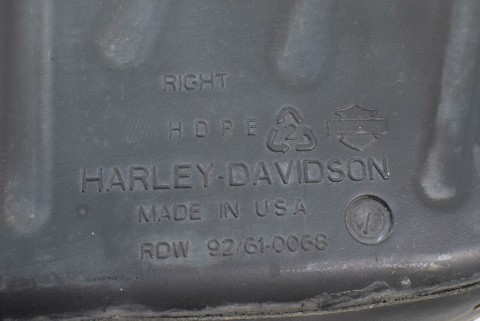 2012 Harley FXDF Dyna Fat Bob Right Saddlebag Saddle Bag {{ shop.shopifyCountryName }} - Mototech271