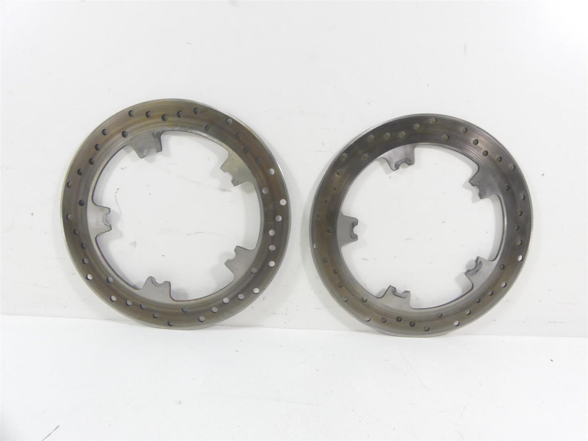 2014 Harley FXDL Dyna Low Rider Front Dual Brake Disc Rotor Set 3K 44553-06 {{ shop.shopifyCountryName }} - Mototech271