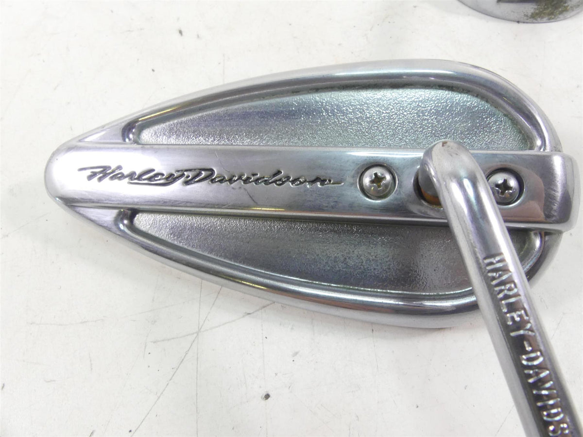2002 Harley Softail FXSTDI Deuce Rear View Mirror Teardrop Set 91968-98 {{ shop.shopifyCountryName }} - Mototech271