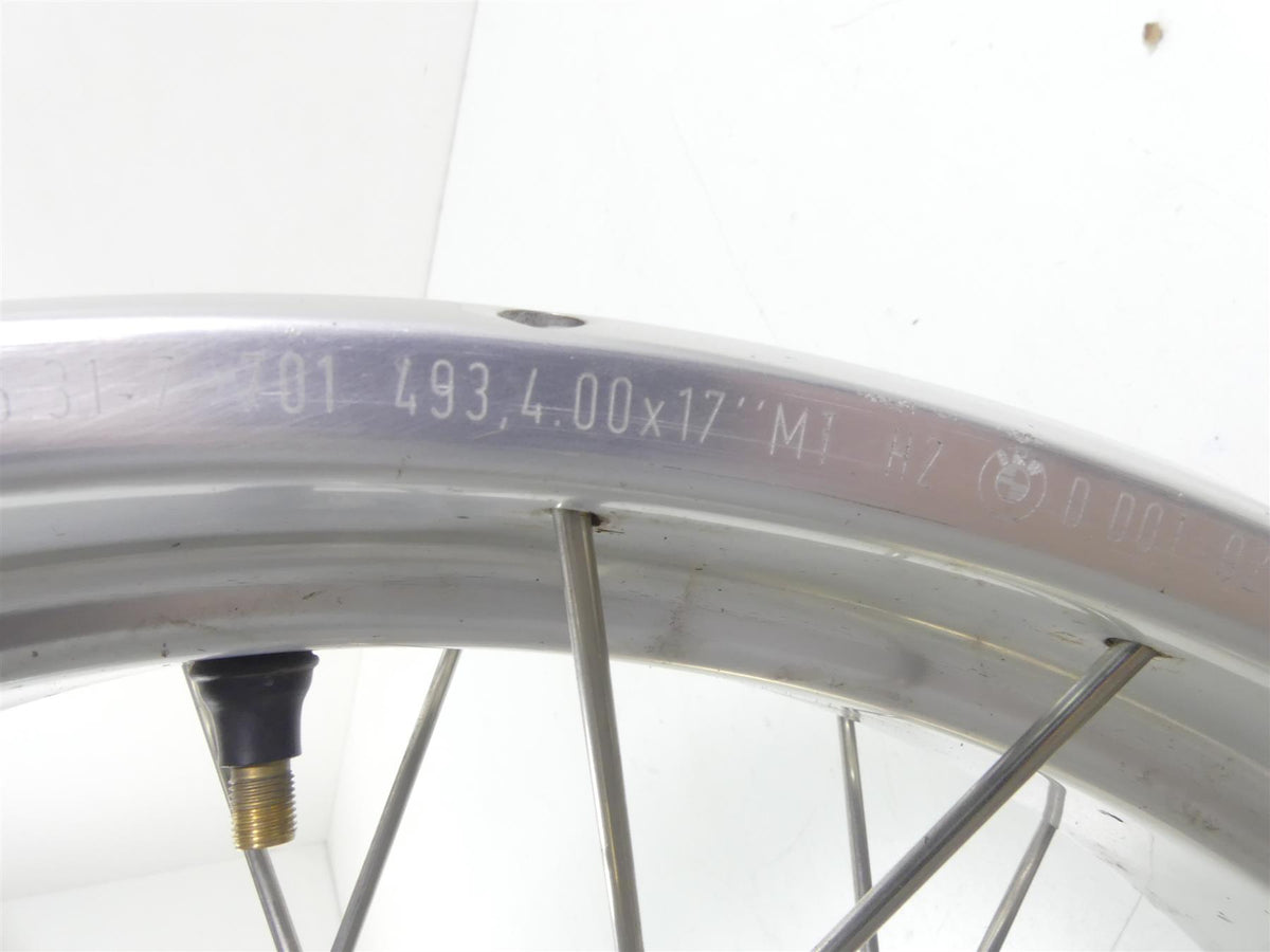 2009 BMW R1200GS K25 Straight Rear Behr Spoke Wheel Rim 17x4 36317701493 {{ shop.shopifyCountryName }} - Mototech271