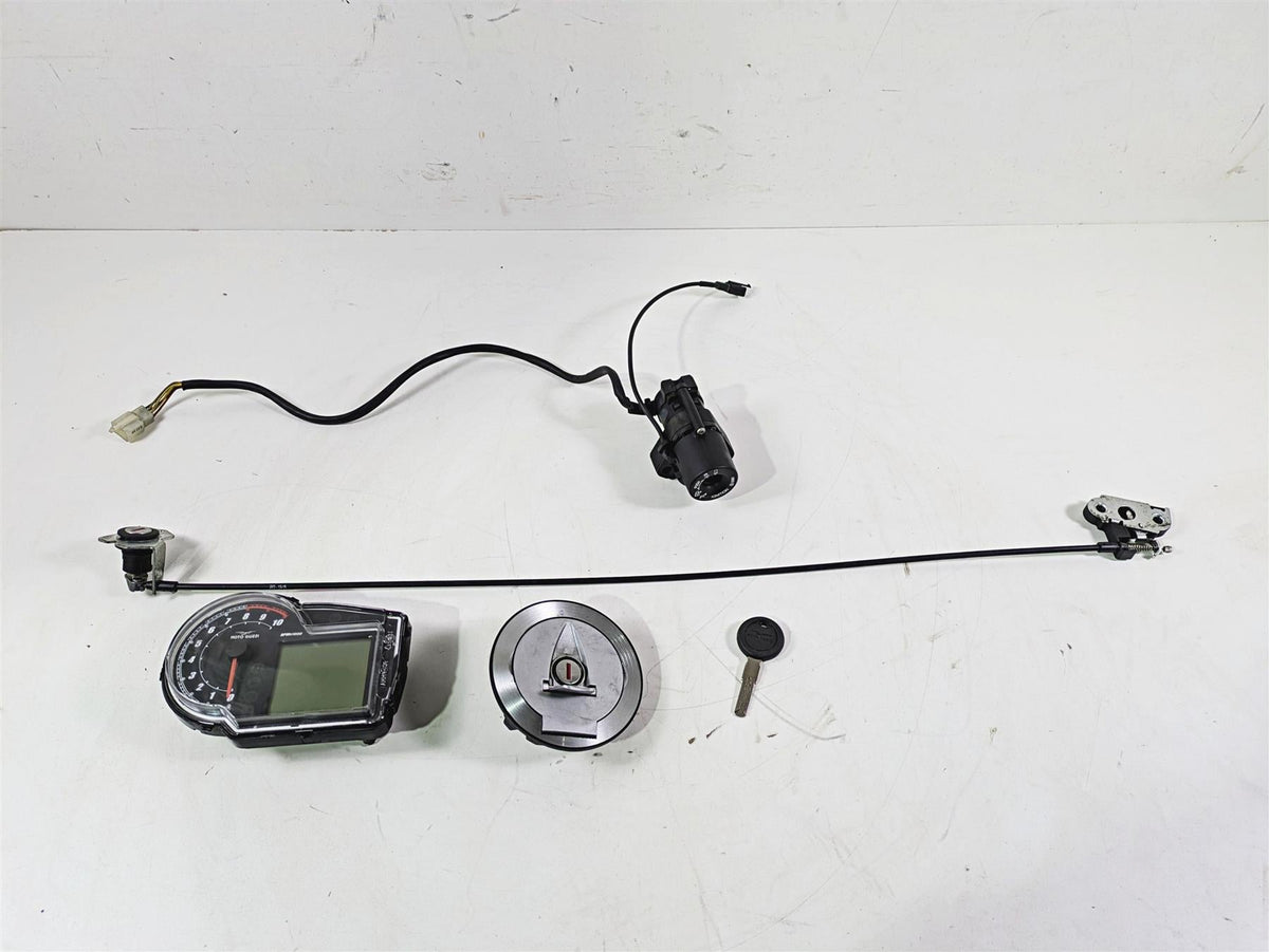 2016 Moto Guzzi Stelvio 1200 8V NTX Speedo Ignition Switch Key Lock 23k 897645 {{ shop.shopifyCountryName }} - Mototech271
