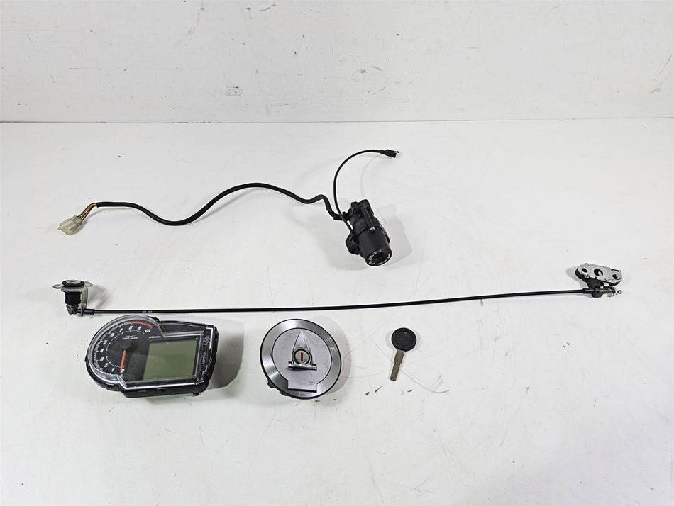 2016 Moto Guzzi Stelvio 1200 8V NTX Speedo Ignition Switch Key Lock 23k 897645 {{ shop.shopifyCountryName }} - Mototech271