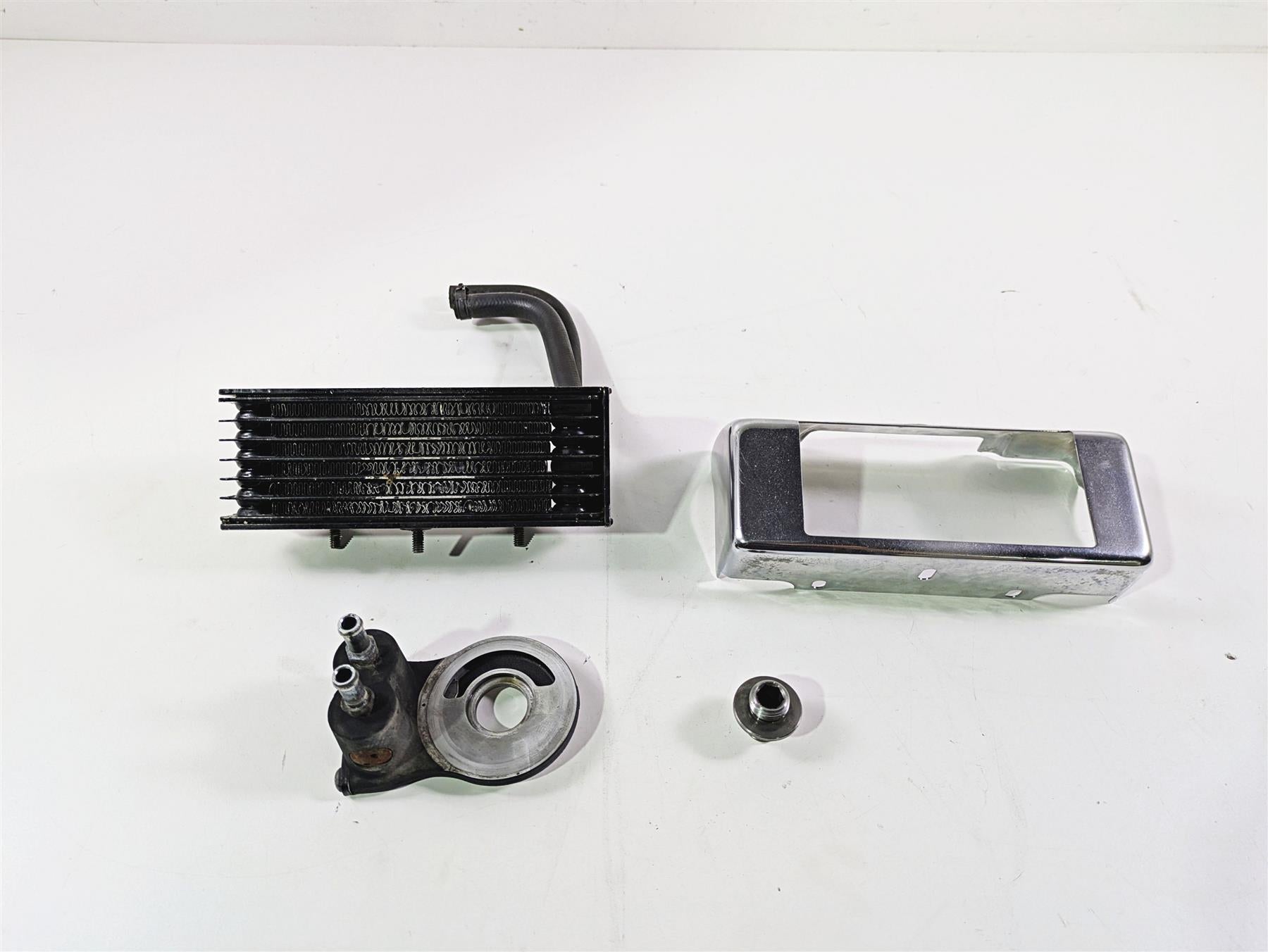 2007 Harley Touring FLHRSE CVO Road King Oil Cooler + Adapter & Cover 63068-07