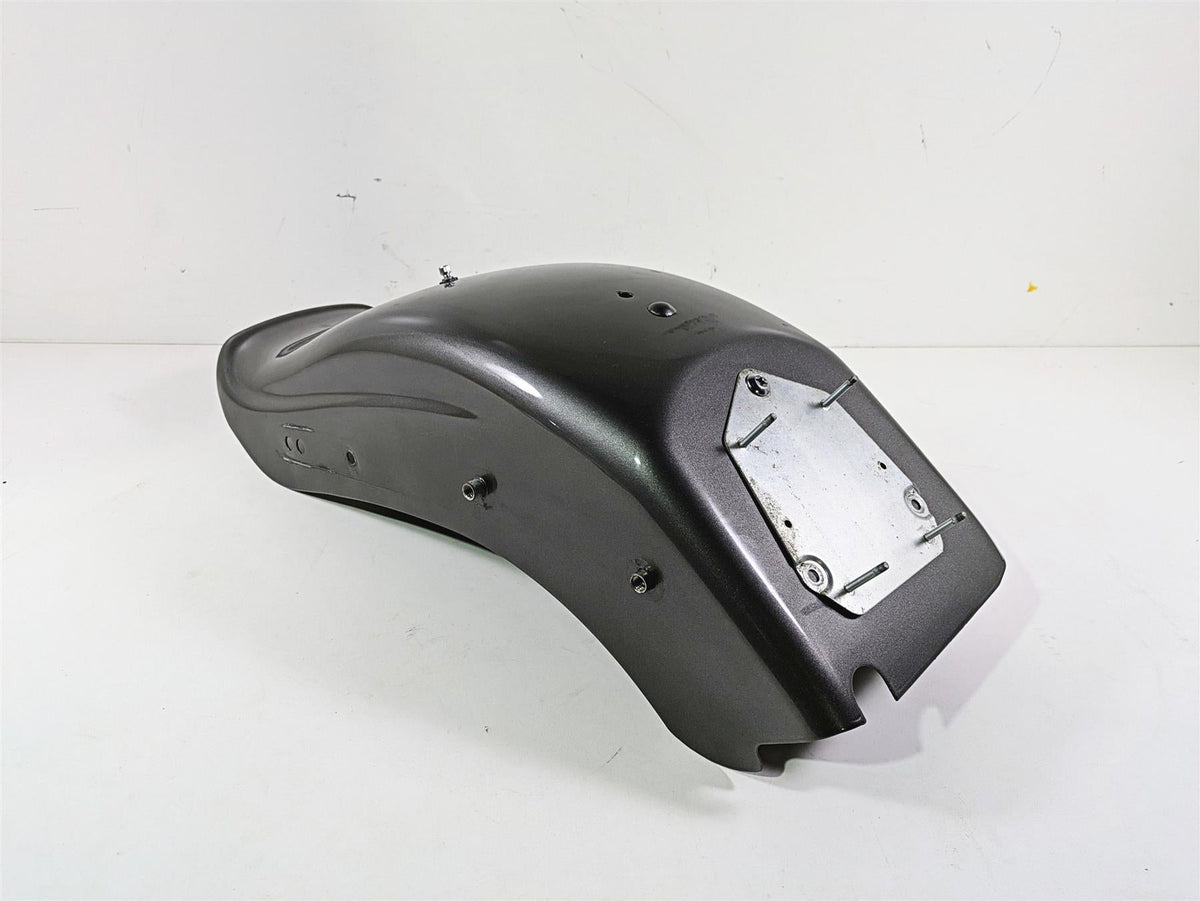 2009 Harley FLSTSB Cross Bones Rear Fender Custom Silver Paint - Read 59914-06 {{ shop.shopifyCountryName }} - Mototech271