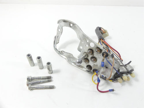 1993 Harley FXSTS Softail Springer Ign Switch Mount + Instrument Lights 70936-91 | Mototech271