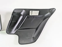 Load image into Gallery viewer, 2007 Harley Touring FLHRSE CVO Road King Side Covers Fairings Black Ice 66048-97
