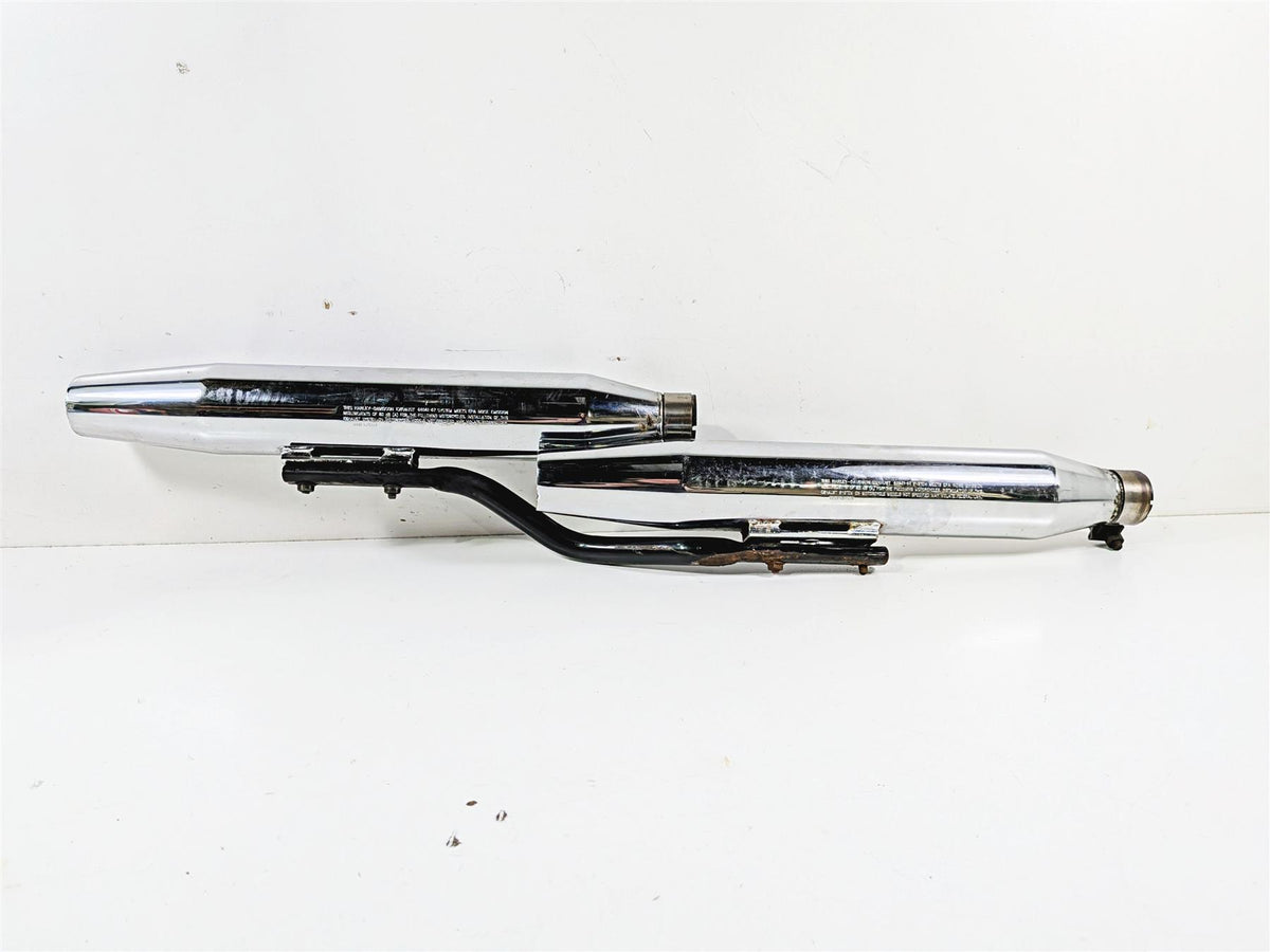 2007 Harley Dyna FXDB Street Bob Stock Exhaust Muffler Pipe Set 64941-07 {{ shop.shopifyCountryName }} - Mototech271