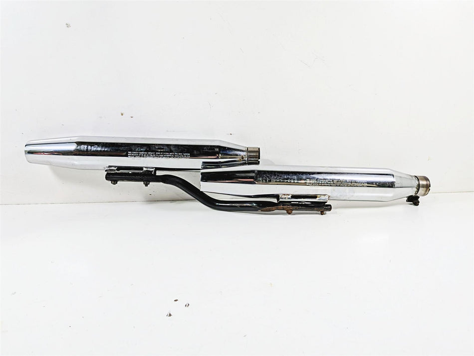 2007 Harley Dyna FXDB Street Bob Stock Exhaust Muffler Pipe Set 64941-07 {{ shop.shopifyCountryName }} - Mototech271