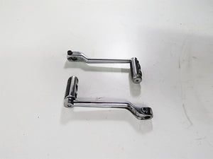 2005 Harley Touring FLHRI Road King Chrome Shifter Lever Pedal Pegs