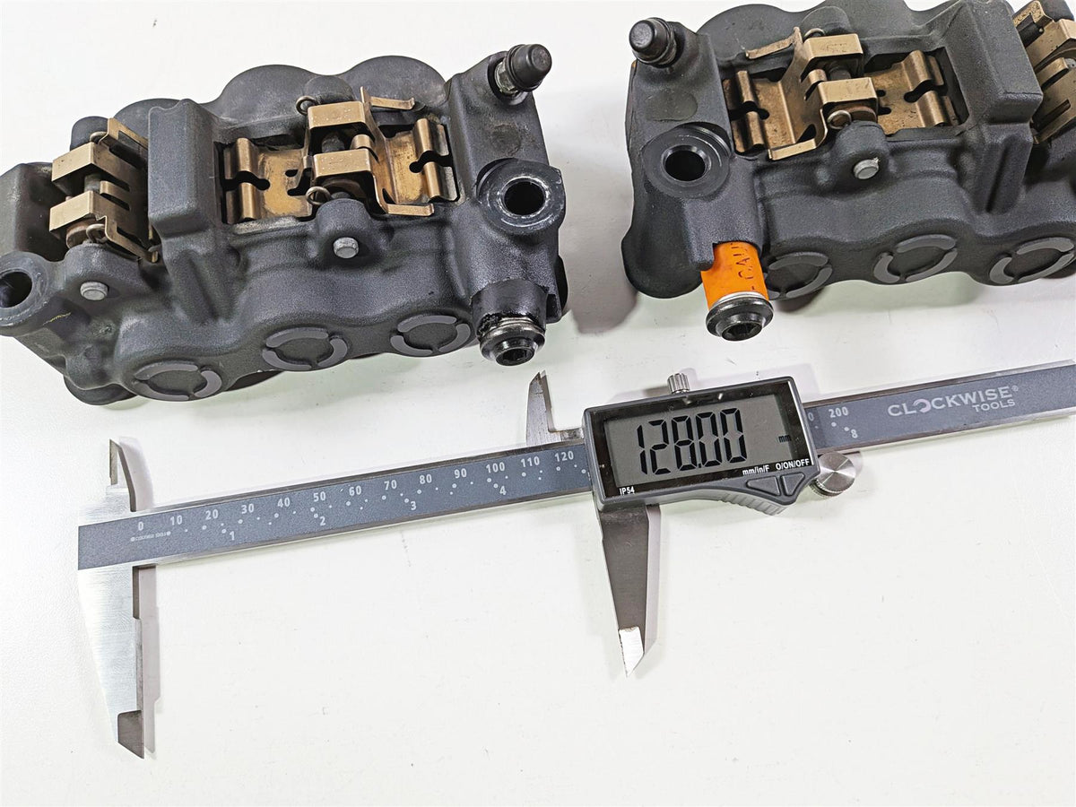 2009 Yamaha VMX17 V-Max 1700 Front Brake Caliper Set 128mm 4C8-2580T-10-00-Mototech271