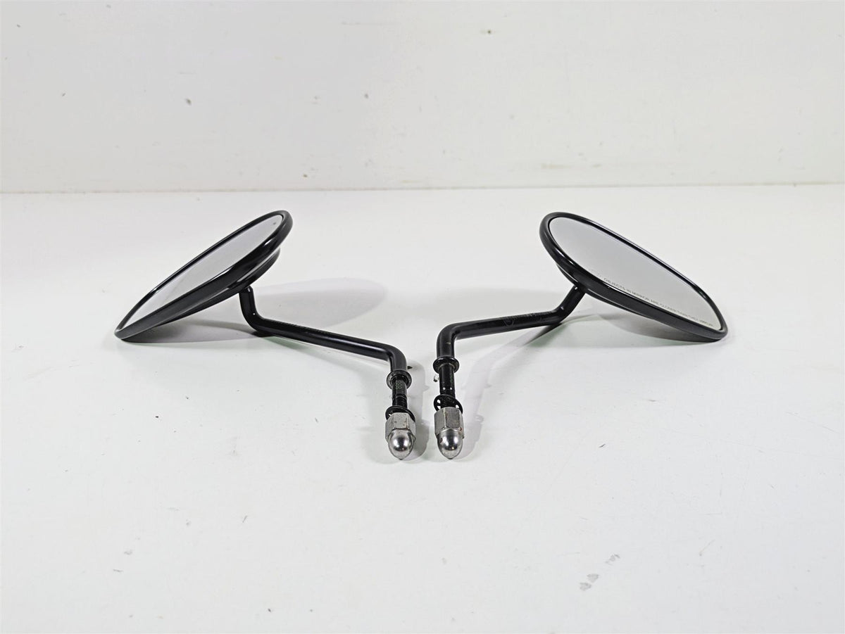 2014 Harley FXDF Dyna Fat Bob Rear View Mirror Set Black 91909-03B 91910-03B {{ shop.shopifyCountryName }} - Mototech271
