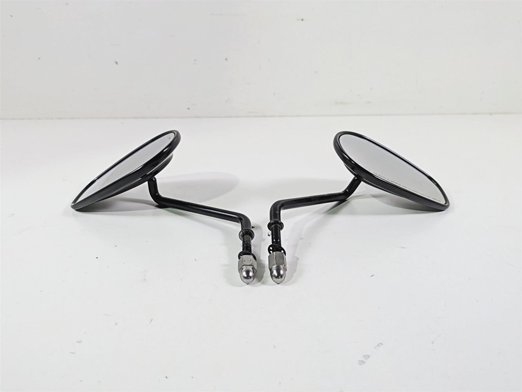2014 Harley FXDF Dyna Fat Bob Rear View Mirror Set Black 91909-03B 91910-03B {{ shop.shopifyCountryName }} - Mototech271