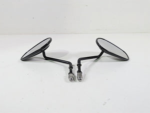 2014 Harley FXDF Dyna Fat Bob Rear View Mirror Set Black 91909-03B 91910-03B