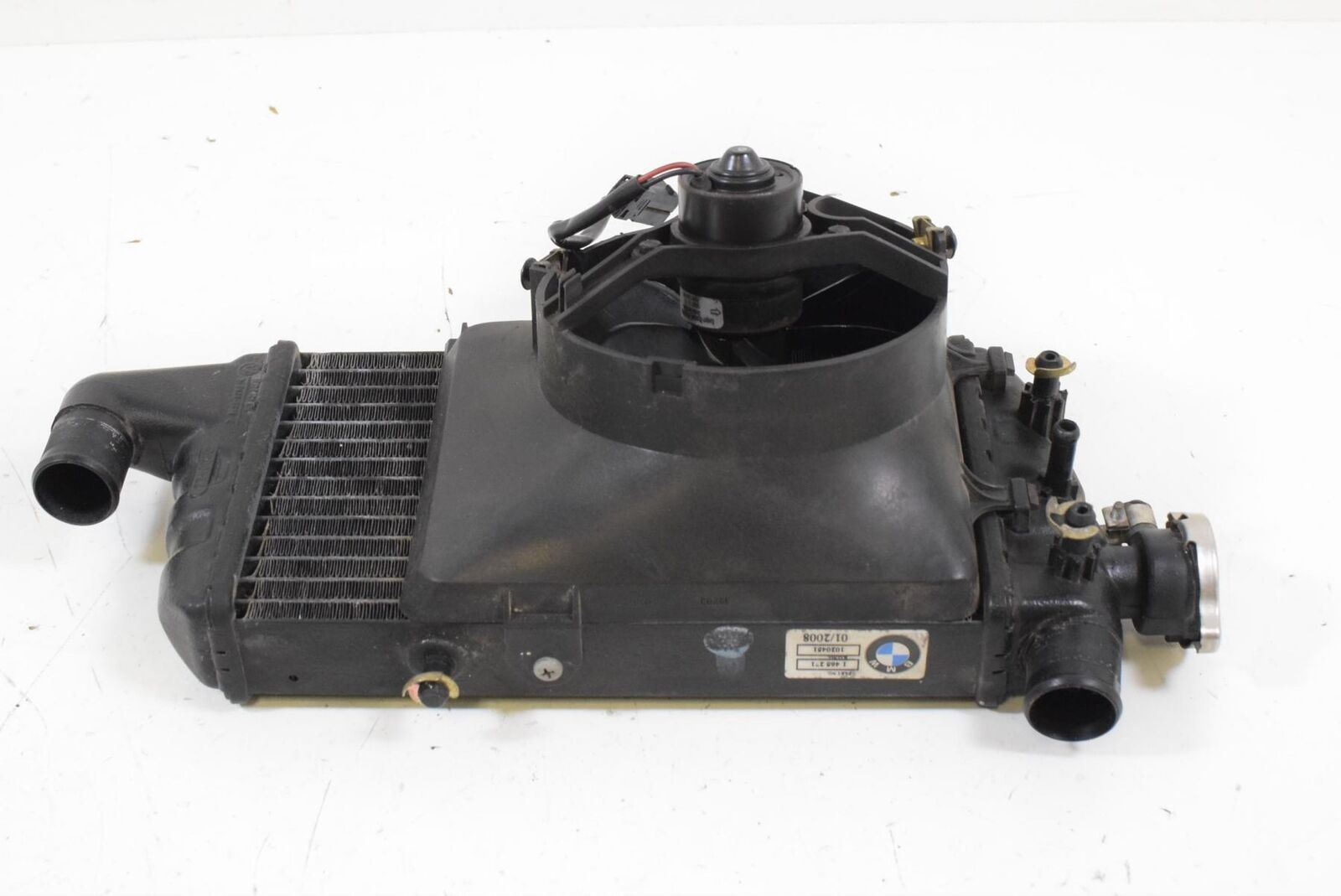 09 BMW K1200LT K1200 LT 89V3 Left Radiator Fan Hoses Reservoir 17111464875 {{ shop.shopifyCountryName }} - Mototech271