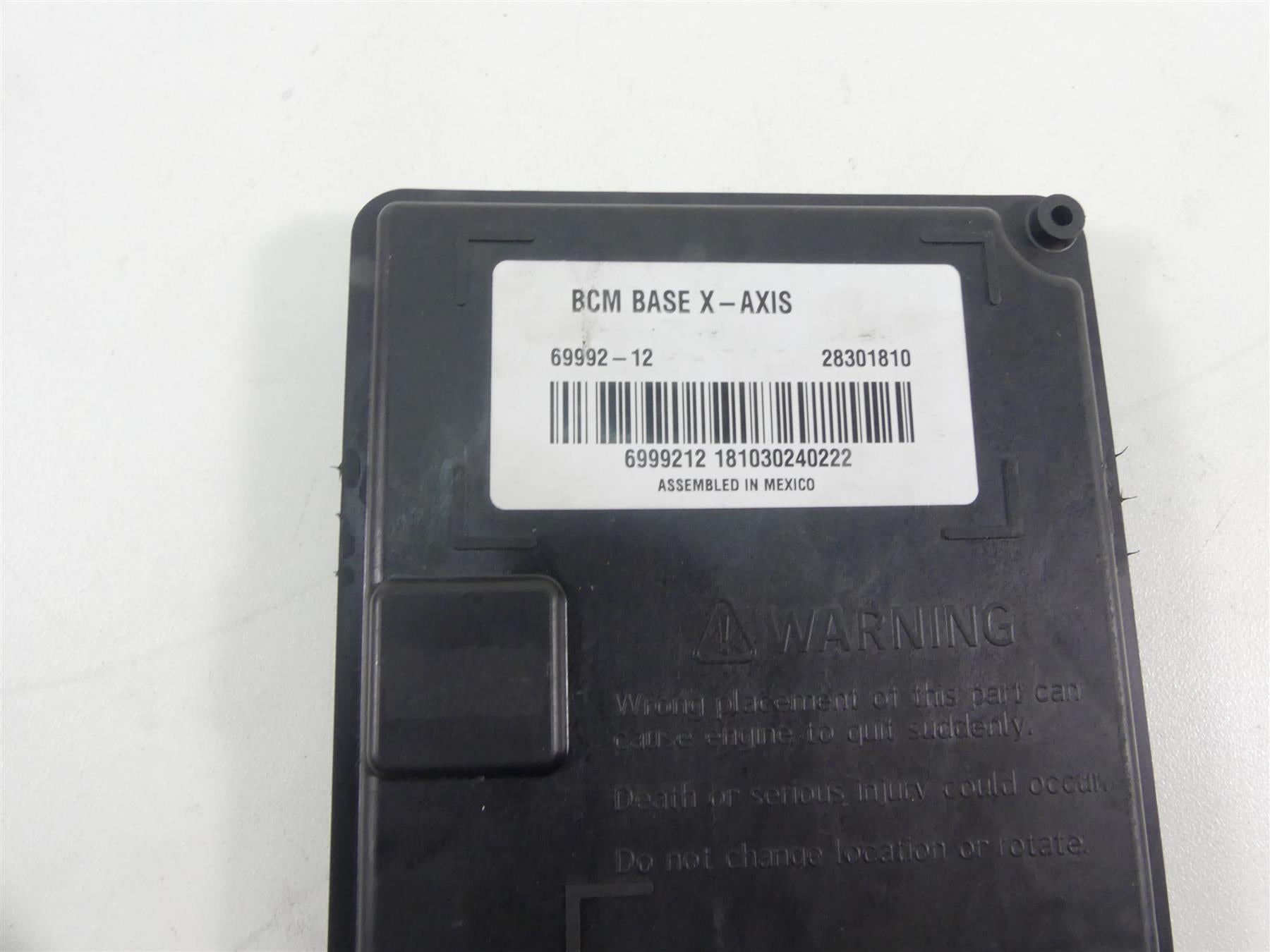 2013 Harley FXDWG Dyna Wide Glide Bcm Body Control Module X-Axis