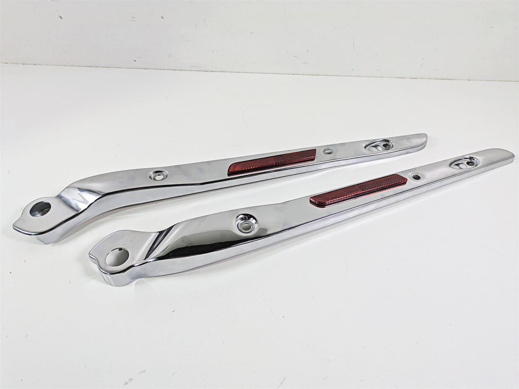 2014 Harley FXDF Dyna Fat Bob Rear Fender Chrome Struts Braces 59281-08 59410-08