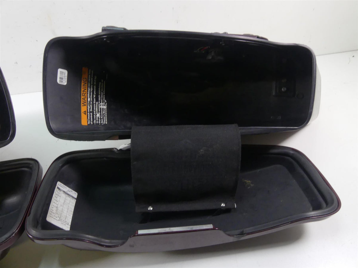 2015 Harley FLD Dyna Switchback Left Right Saddle Bag Saddlebag Set 90200019BDK {{ shop.shopifyCountryName }} - Mototech271