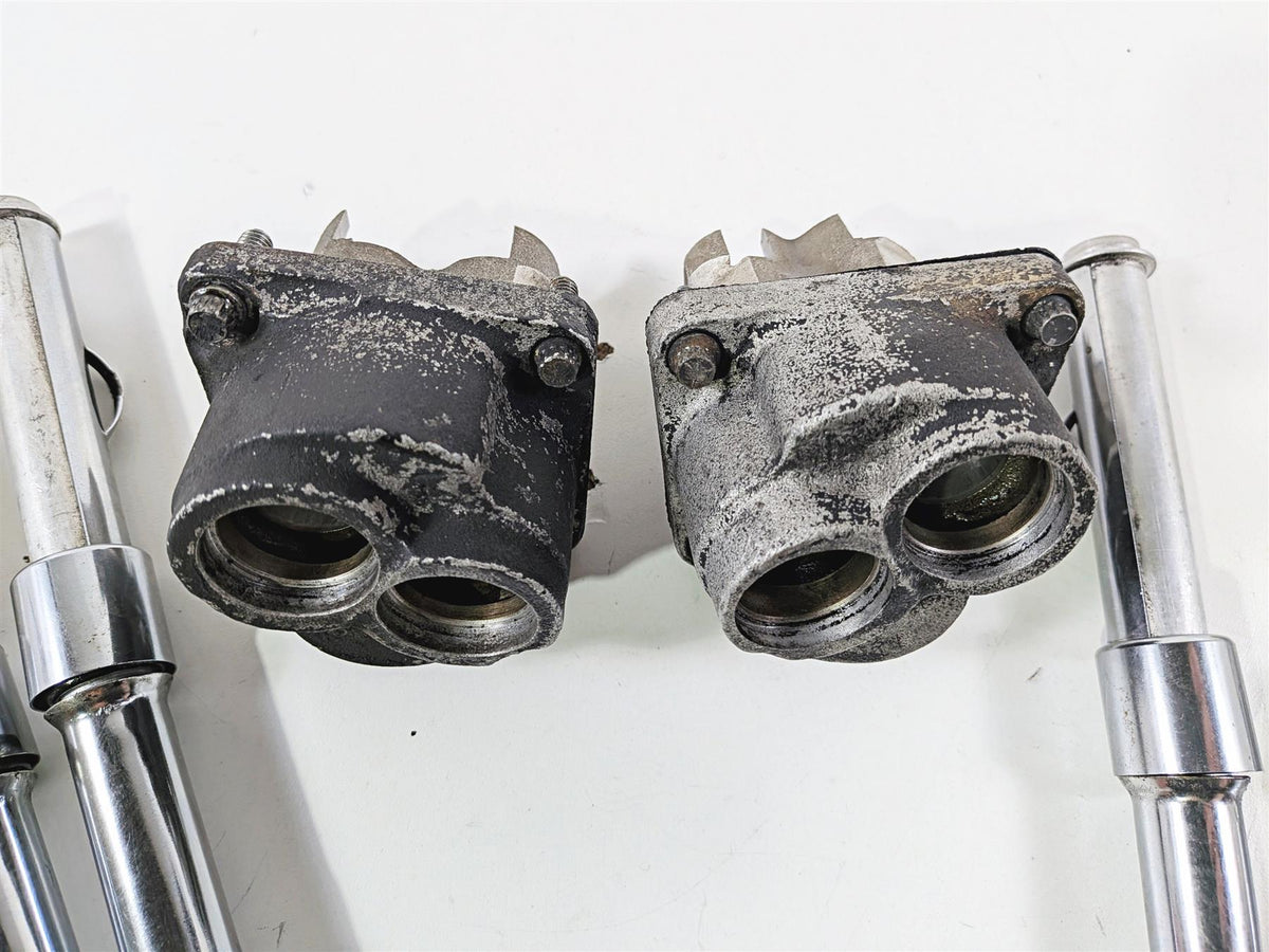 1990 Harley Touring FLHTC Electra Glide Push Rod Tapped Guide Covers 18540-83C {{ shop.shopifyCountryName }} - Mototech271