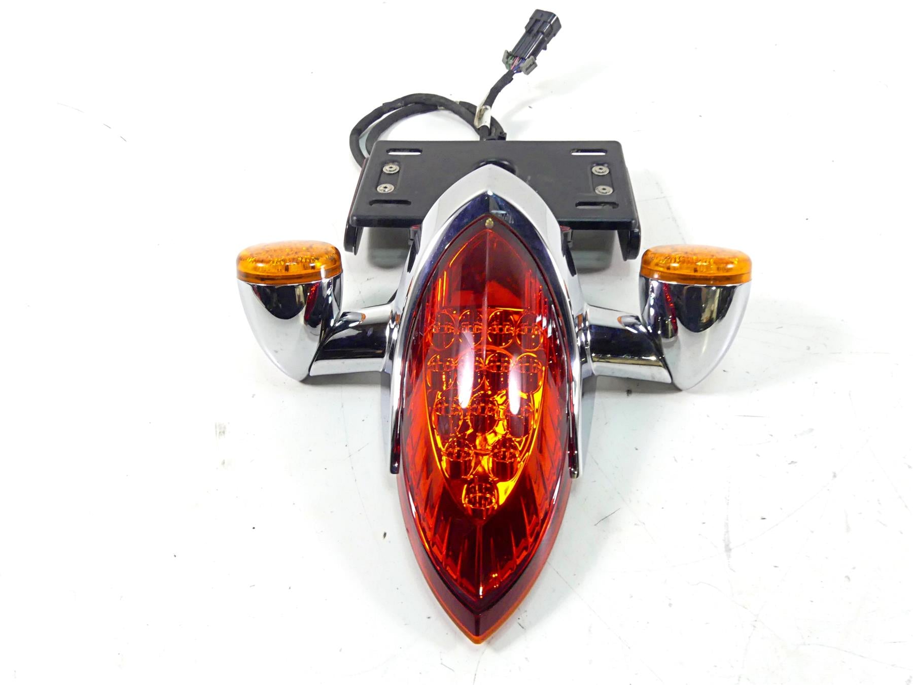 2019 Indian Chieftain Classic Rear Taillight Blinker Plate Holder Set 2412442 | Mototech271