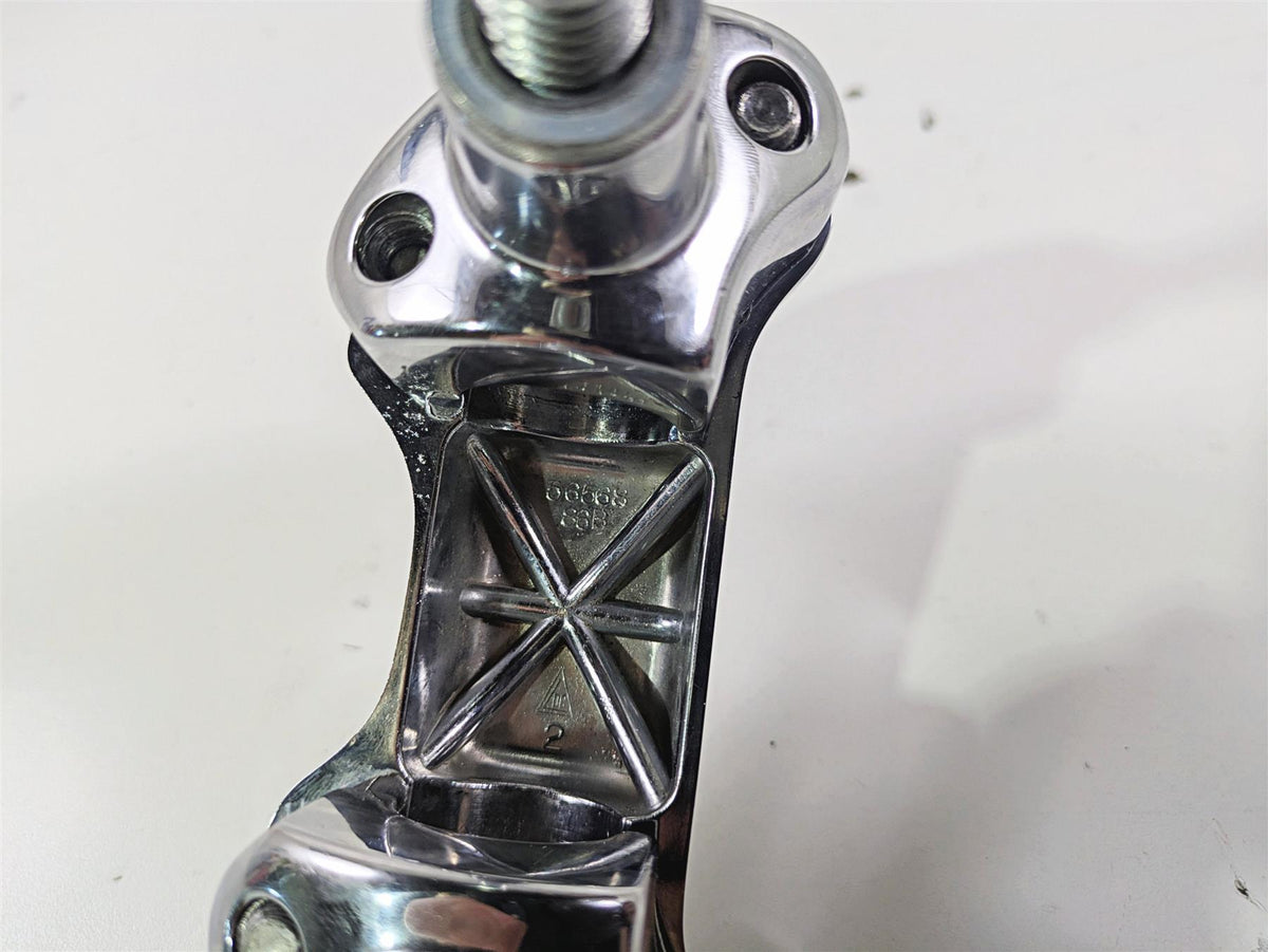 2016 Harley FXDF Dyna Fat Bob Handlebar Riser Holder Clamps Chrome 56568-86 {{ shop.shopifyCountryName }} - Mototech271