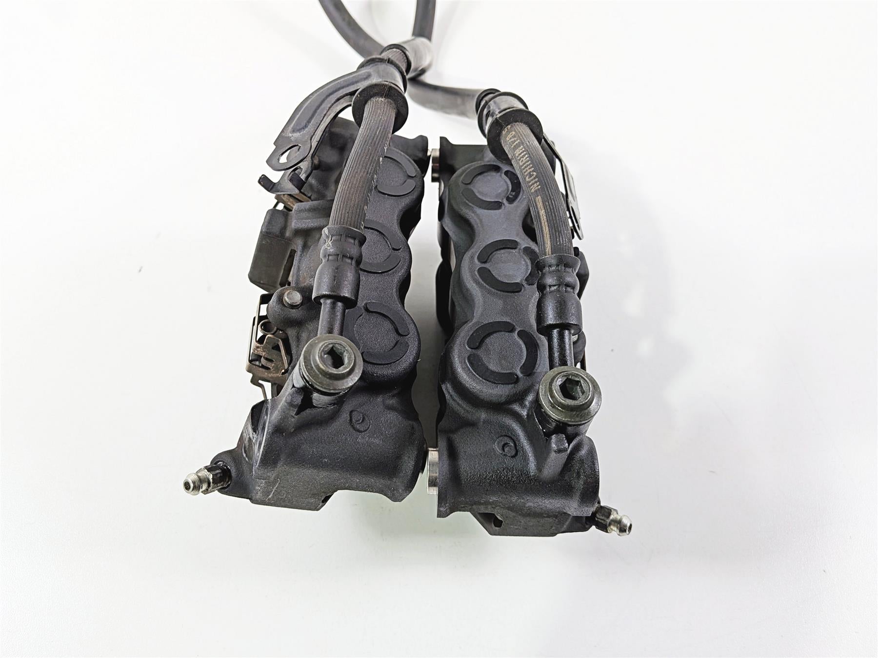 2008 Yamaha YZF R1 RN19 Front Brake Caliper Set 6 Piston & Lines 4C8-2580T-01-00 {{ shop.shopifyCountryName }} - Mototech271