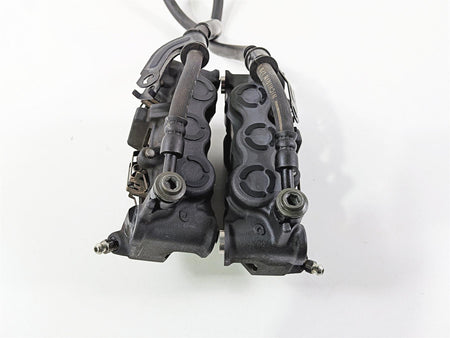 2008 Yamaha YZF R1 RN19 Front Brake Caliper Set 6 Piston & Lines 4C8-2580T-01-00 {{ shop.shopifyCountryName }} - Mototech271