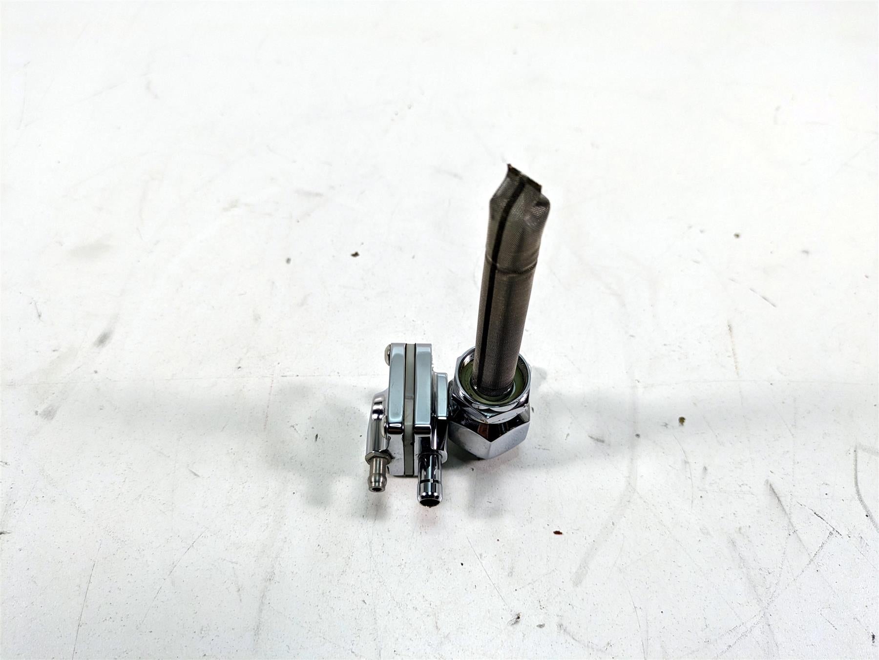 Harley Davidson Pingle Chrome Single Outlet Petcock Fuel Gas Valve 22mm 1311-CHV {{ shop.shopifyCountryName }} - Mototech271