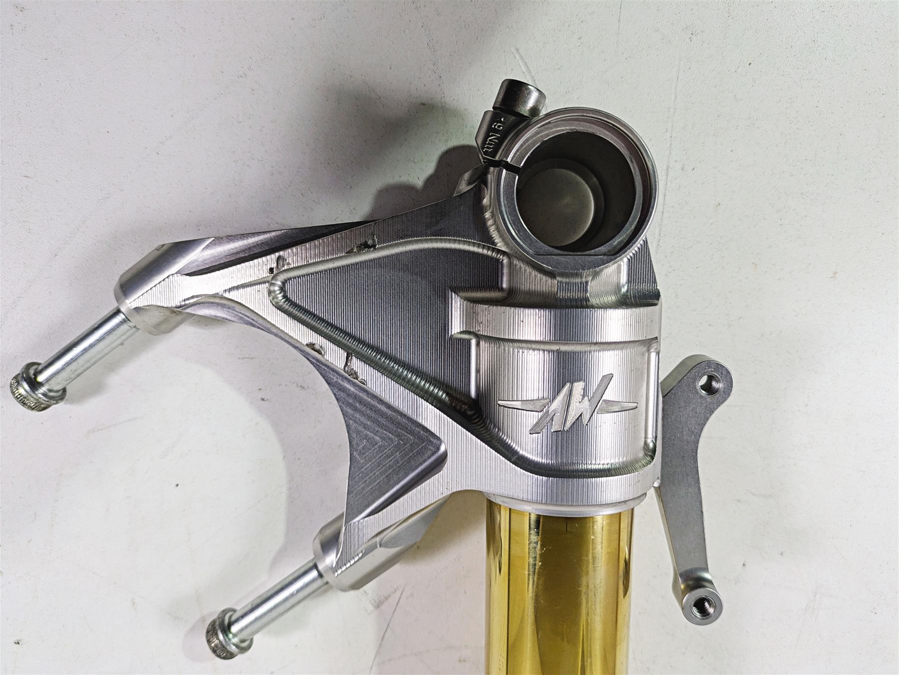 2012 Mv Agusta F4 RR Ohlins Left Front Fork - For Parts - Read 8000B5191 {{ shop.shopifyCountryName }} - Mototech271