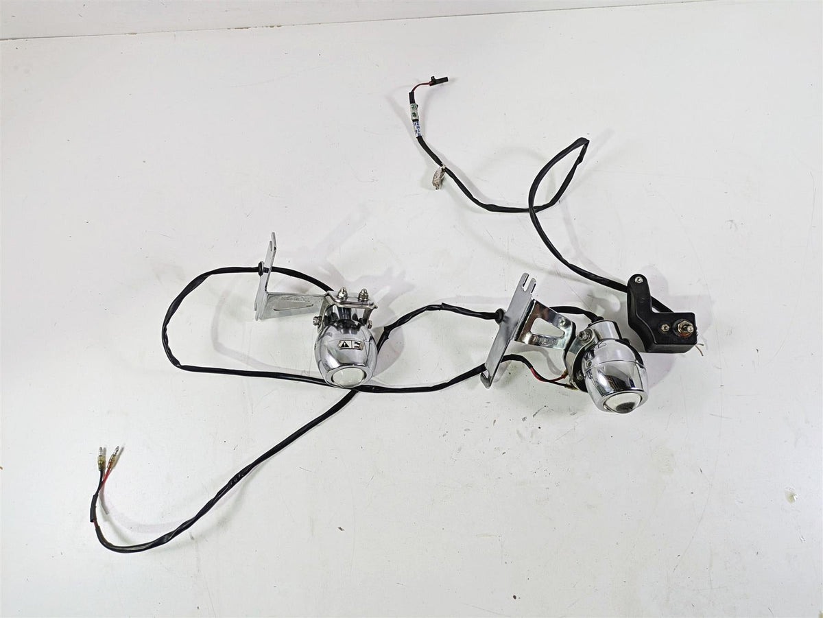 2006 Triumph Rocket 3 Oem Fog Lights Spot Light + Mounts & Switch -Read A9738110 {{ shop.shopifyCountryName }} - Mototech271