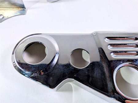 2003 Honda V-Twin VTX1800 C Kuryakyn Chrome Tripple Tree Cover Set 8681 {{ shop.shopifyCountryName }} - Mototech271