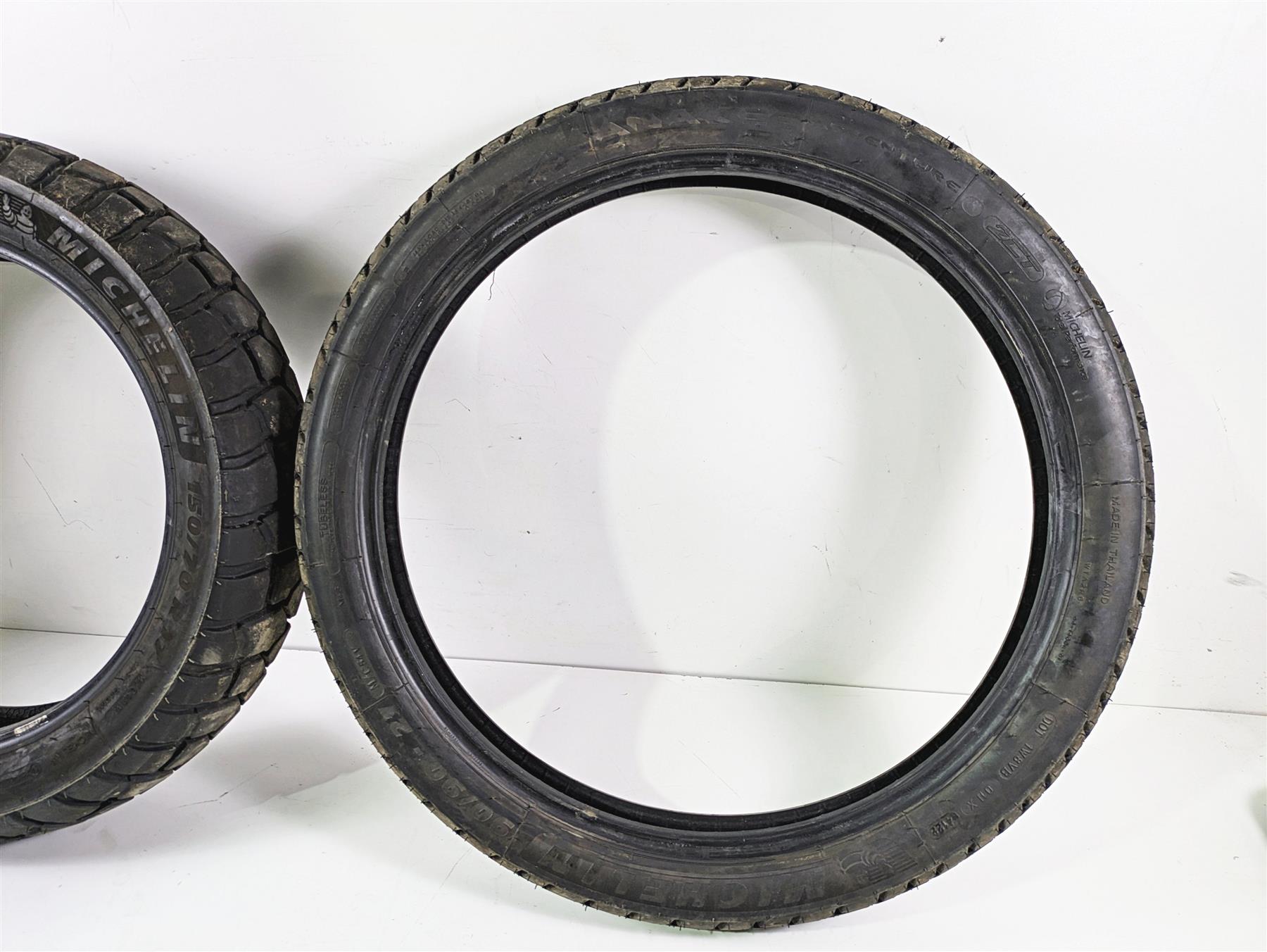 Used Motorcycle Tire Set Michelin Anakee Adventure 2CT 150/70R17 90/90R21 {{ shop.shopifyCountryName }} - Mototech271